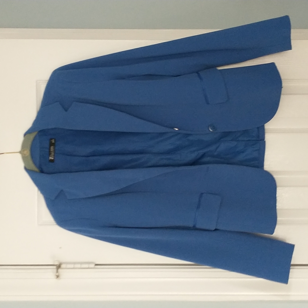 Cobalt blue blazer